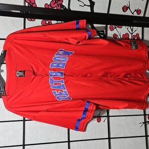 Death Row Records Red‎ Baseball Jersey Size 3XL New